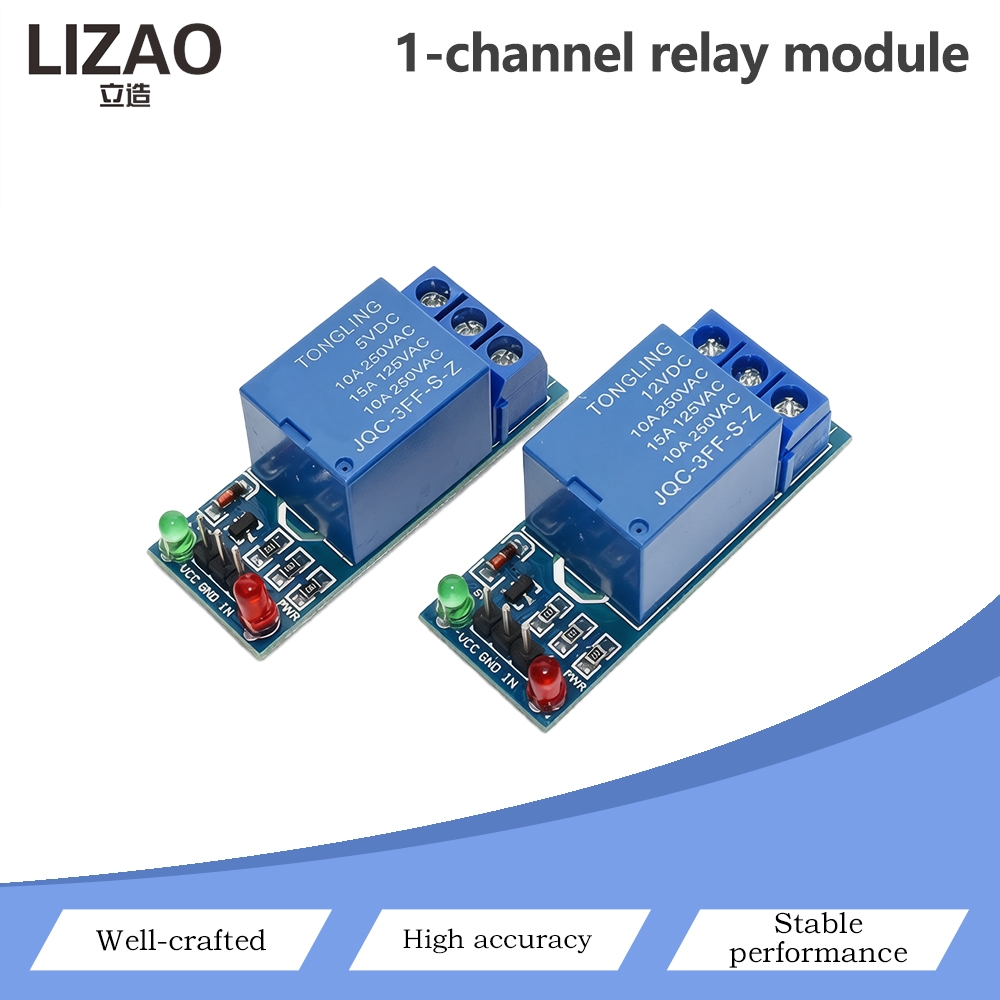 1‑Channel Relay Module 3.3V 5V - Home Automation With Arduino review and price