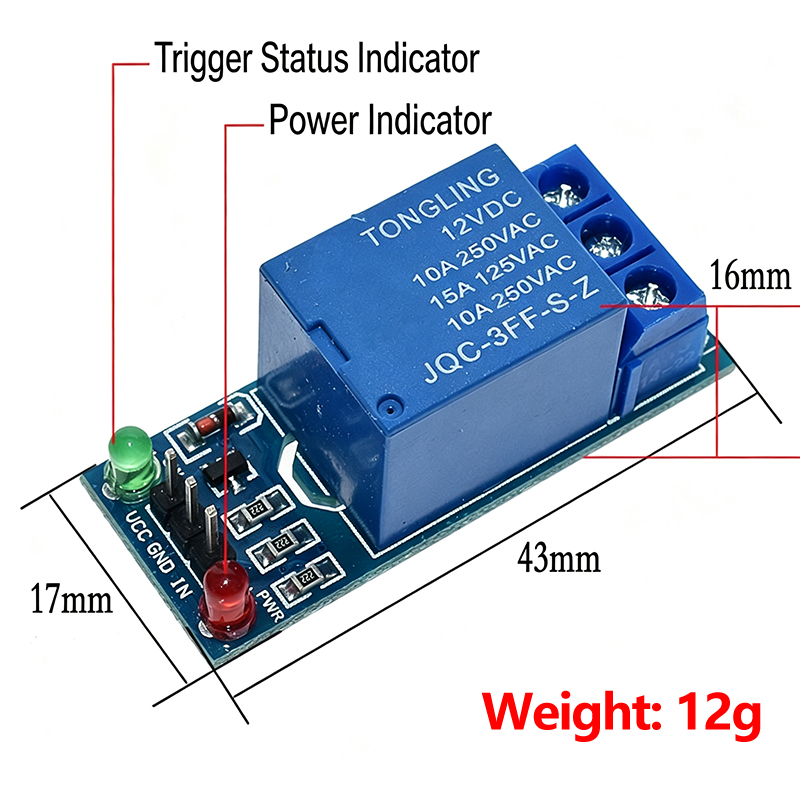 1‑Channel Relay Module 3.3V 5V - Home Automation With Arduino review and price
