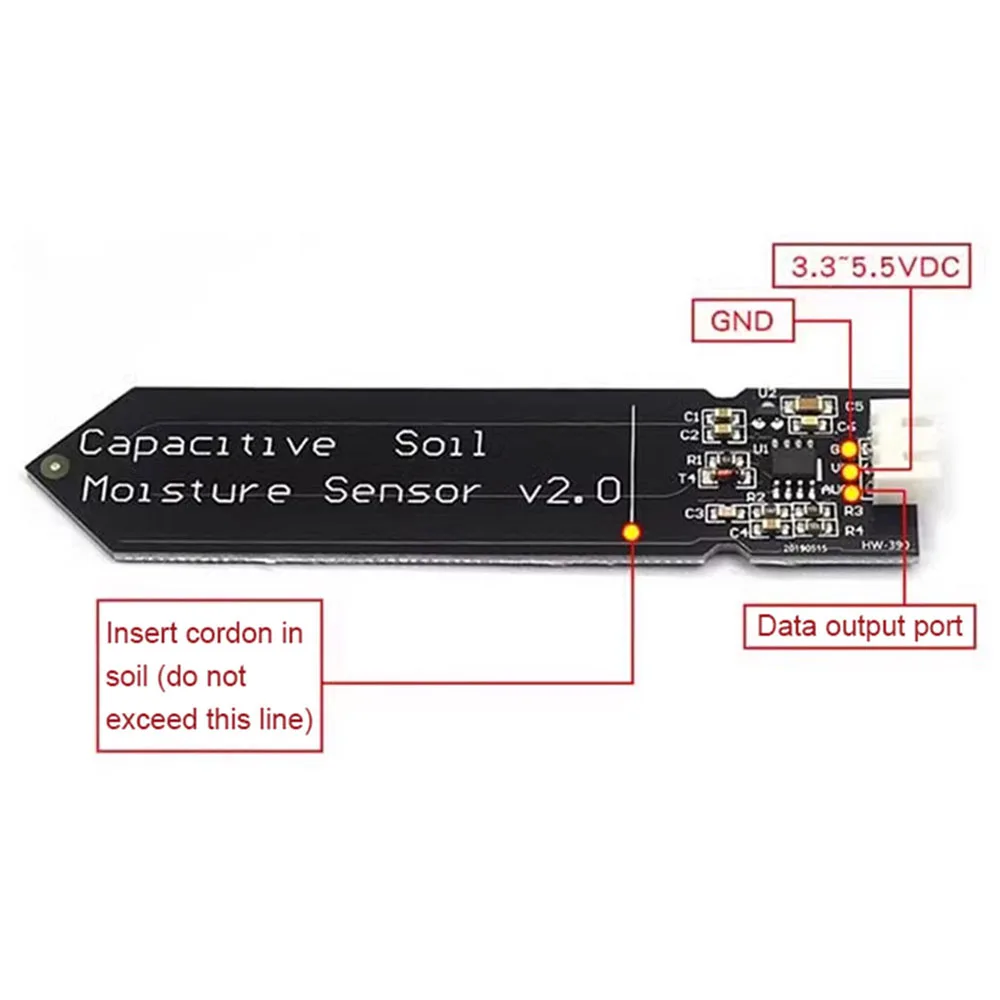 5/10PCS Capacitive Soil Moistu - Home Automation Arduino review and price