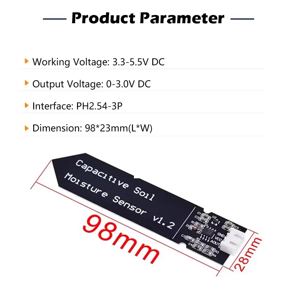 5/10PCS Capacitive Soil Moistu - Home Automation Arduino review and price